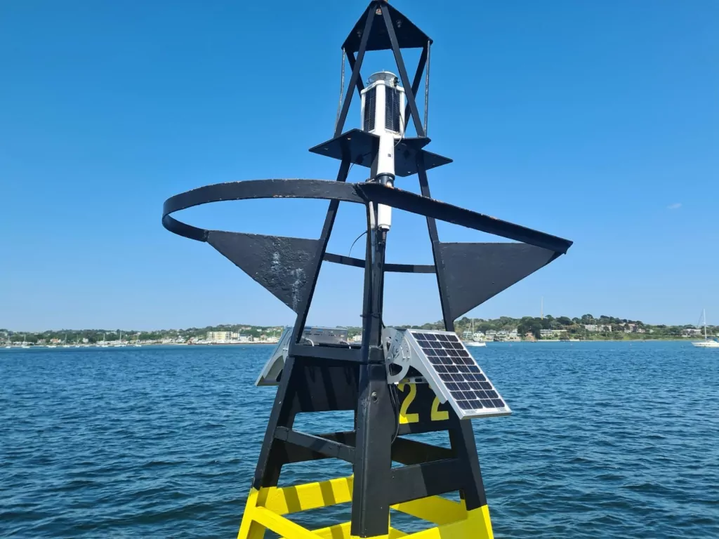 DAS Express Sensor and Solar Panel Buoy